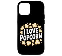 T-shirt I Love Popcorn Movie Night Snack Lovers Custodia per iPhone 12/12 Pro
