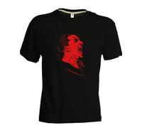 T-shirt IBRA Ibrahimovic nera uomo o bambino uomo tifoso calcio zlatan cotone