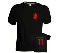 T-shirt IBRA milanista nera uomo e bimbo bambino e uomo zlatan 11 ibrahimovic