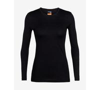 T-Shirt Icebreaker 200 Oasis manica lunga nero donna - M