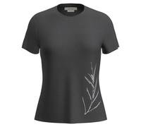 Icebreaker - t-shirt da escursionismo in lana merino - W Merino Blend Core SS Tee Panax Obsidian per Donne - Taglia S - Grigio
