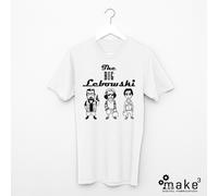 T-shirt Il Grande Lebowski (big leboski dude drugo bianca tshirt maglia film)