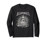 T-Shirt Illuminati New World Order, Occhio della Provvidenza Maglia a Manica