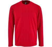 T-Shirt In Cotone A Maniche Lunghe S-4XL SOL'S Imperial Collo A Giro