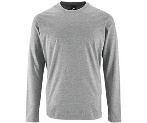 T-Shirt In Cotone A Maniche Lunghe S-4XL SOL'S Imperial Collo A Giro