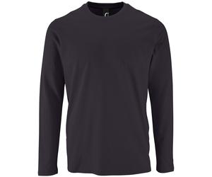 T-Shirt In Cotone A Maniche Lunghe S-4XL SOL'S Imperial Collo A Giro