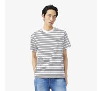 T-shirt in cotone a righe classic fit Nero M A righe