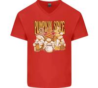 T-Shirt In Cotone A V Halloween Con Gnomi Al Profumo Di Zucca