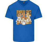 T-Shirt In Cotone A V Halloween Con Gnomi Al Profumo Di Zucca