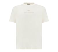 T-Shirt in cotone Aqua touch con ricamo logo, Uomo, BURRO, Taglia: S