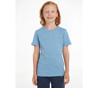 T-shirt in cotone bio, girocollo Blu 16 anni - 174 cm Tinta unita