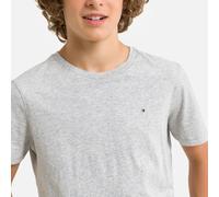 T-shirt in cotone bio, girocollo Grigio 12 anni - 150 cm Tinta unita