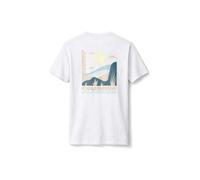 T-SHIRT IN COTONE BIOLOGICO OUTDOOR BACK GRAPHIC WHITE SHINING