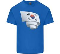 T-Shirt In Cotone Con Bandiera Della Corea Del Sud Per Il Giorno Del Calcio Uomo