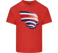 T-Shirt In Cotone Con Bandiera Della Costa Rica Per Uomo