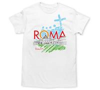 T-Shirt in Cotone con Stampa dedicata al Giubileo 2025 “San Pietro” per Il Tuo Viaggio da Turista o da pellegrino