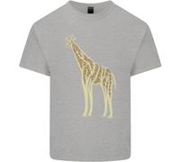 T-Shirt In Cotone Uomo Giraffa Ecologia