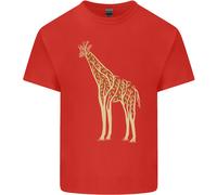 T-Shirt In Cotone Uomo Giraffa Ecologia