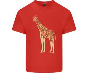 T-Shirt In Cotone Uomo Giraffa Ecologia