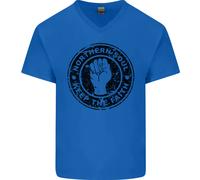 T-Shirt In Cotone V-Neck Northern Soul Keeping The Faith Per Uomo