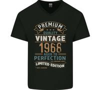 T-Shirt In Cotone Vintage Per Uomini Del 58° Compleanno 1968