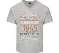 T-Shirt In Cotone Vintage Premium Per Il 81° Compleanno Del 1945 Per Uomo