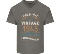 T-Shirt In Cotone Vintage Premium Per Il 81° Compleanno Del 1945 Per Uomo