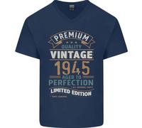 T-Shirt In Cotone Vintage Premium Per Il 81° Compleanno Del 1945 Per Uomo