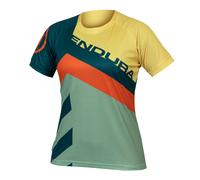 T-shirt in fantasia da donna Endura SingleTrack LTD Bleu M