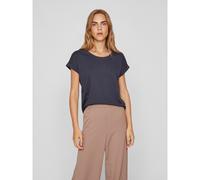 T-shirt in jersey Blu S Tinta unita