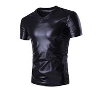 T Shirt in Lino da Uomo Maniche Tshirt Tecniche Viola Gialla Mezza Tutti Piu Brillantini Tartaruga Moderne Arte Messicano Interno Gotica Orecchie Fluorescenti sulla Bottiglia