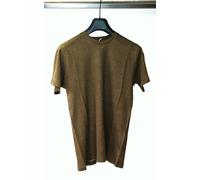 T-shirt in lino DANIELE ALESSANDRINI uomo DUTC0034 LI0054 blu verde