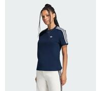 T-SHIRT IN PIZZO CON 3 STRISCE Collegiate Navy XS