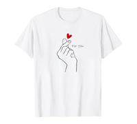 T-shirt interattive estive partner per San Valentino: l'idea perfetta per un appuntamento, una serata romantica o una celebrazione dell'anniversario., bianco, XL