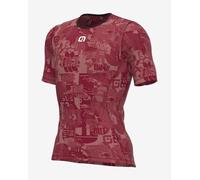 T-shirt intima Alé Break manica corta rosso bordeaux - M-L
