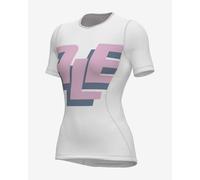T-shirt intima Alé Multiverso manica corta bianco rosa donna - M