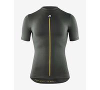 T-shirt intima Assos 2/3 manica corta grigio scuro arancione - XS-S
