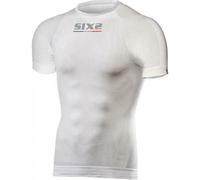 T-shirt intima tecnica a maniche corte unisex Sixs white carbon ts1
