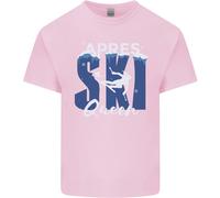 T-Shirt Invernale Per Bambini Apres Ski Queen Sci Sportivi Ragazzi E Ragazze