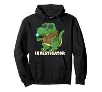 T-Shirt Investigator Alligator Shirt Funny Toddler Boy Felpa con Cappuccio
