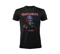 T-Shirt Iron Maiden A Real Dead One. Maglietta Rock Ufficiale Nera. Band Heavy Metal. Cotone. Unisex. Adulto Ragazzo. (XL)