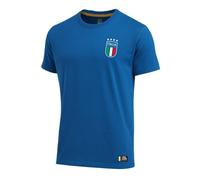 T SHIRT ITALIA FIGC BLU Bimbo Bimba originale Maglia Maglietta 100% cotone