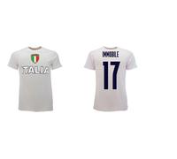 T-shirt Italia Maglia Immobile azzurri 17 Ciro Bianca Away