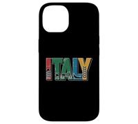 T-Shirt Italia - Souvenir Vintage Simboli Italiani Custodia per iPhone 14