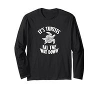 T-Shirt It's Turtles all The Way Down Maglia a Manica