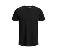 T-shirt Jack & Jones O-neck GT Organic basic Noir 7XL