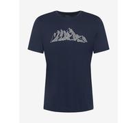 Jack Wolfskin Peak Graphic T M T-Shirt, MTN Midnight Sky, L Uomo