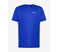 T-shirt Jack Wolfskin Tech manica corta blu luminoso - L