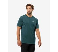 T-shirt Jack Wolfskin Vonnan manica corta verde scuro - L