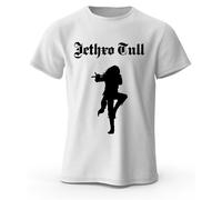 T-SHIRT JETHRO TULL ROCK PROGRESSIVE BAND maglietta Ian Anderson Aqualung